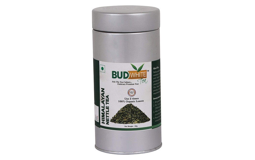 Bud White Himalayan Nettle Tea    Tin  50 grams